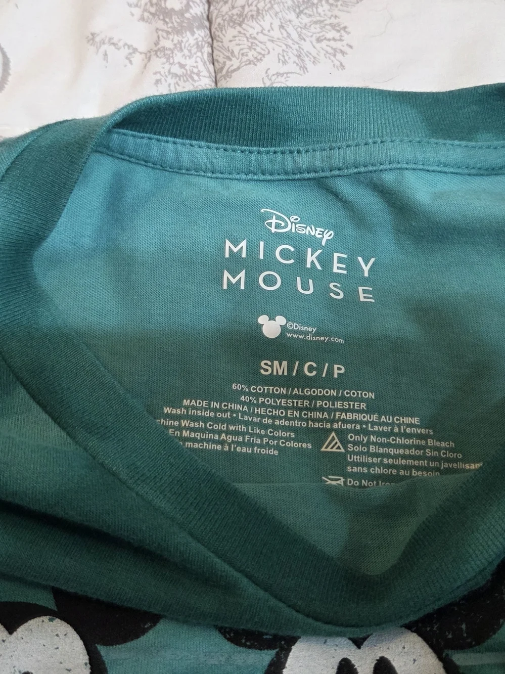 Disney Teal Tie-Dye Mickey Short Sleeve Tee